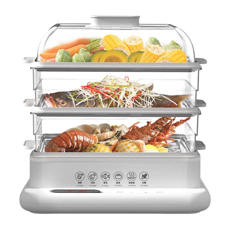 Kitchen Appliances Wholesale - 34L 800W elektrischer Dampfgarer – 3-lagiges
