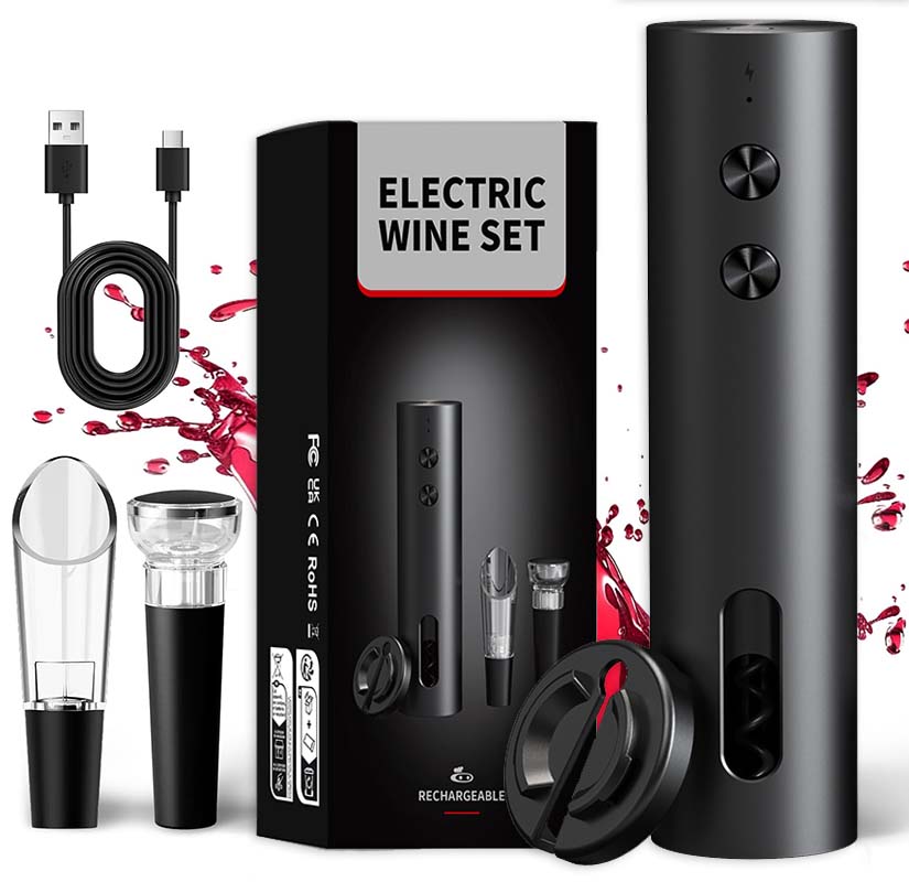 4-in-1 Elektrisches Weinöffner – Wine Opener Electric Bewertung und Preis