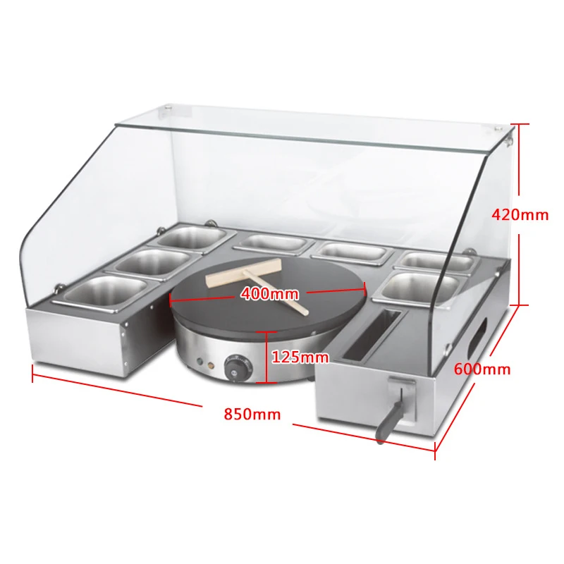 Pfannkuchenofen-Arbeitsplatte  – Crepe Maker Non Stick Bewertung und Preis