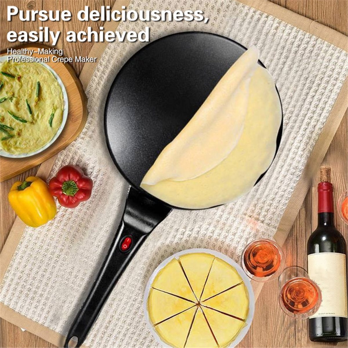 M10K Crêpe-Maker Elektrisch, A – Crepe Maker Non Stick Bewertung und Preis