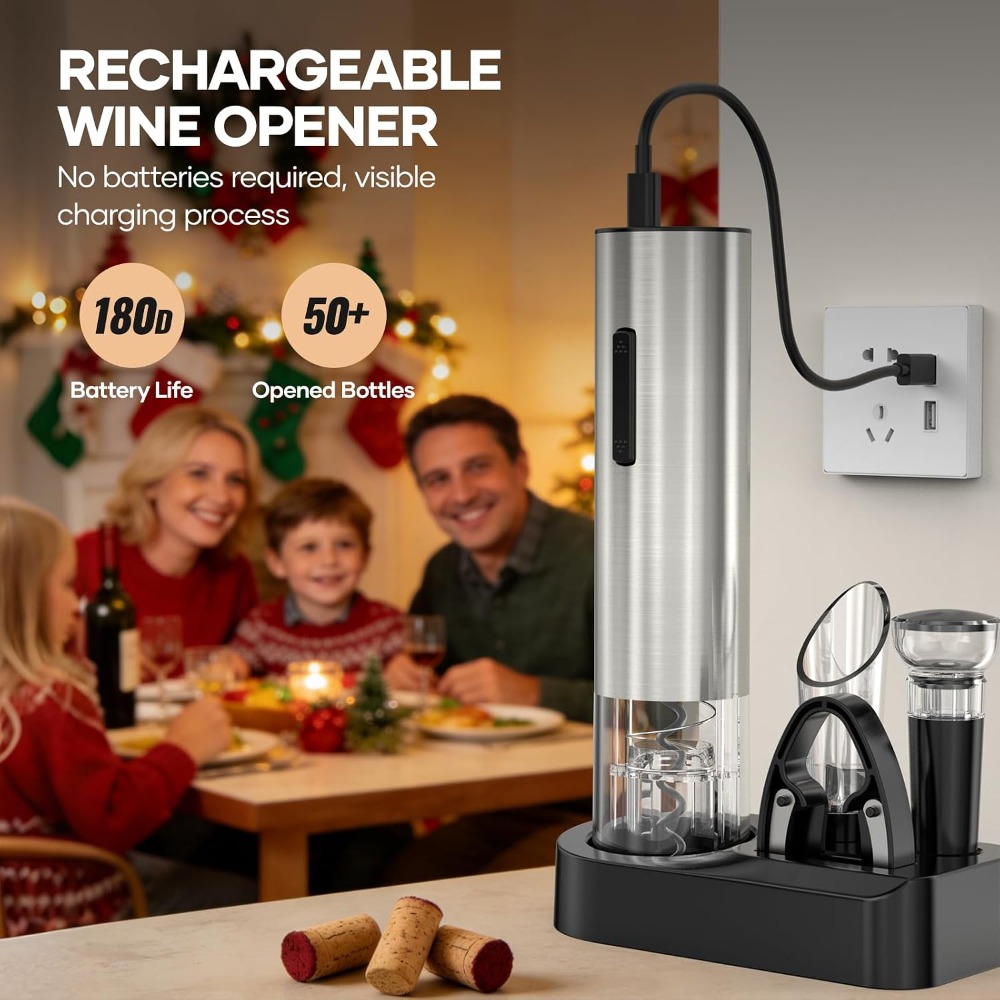 Elektrischer USB-Weinöffner, w – Wine Opener Electric Bewertung und Preis
