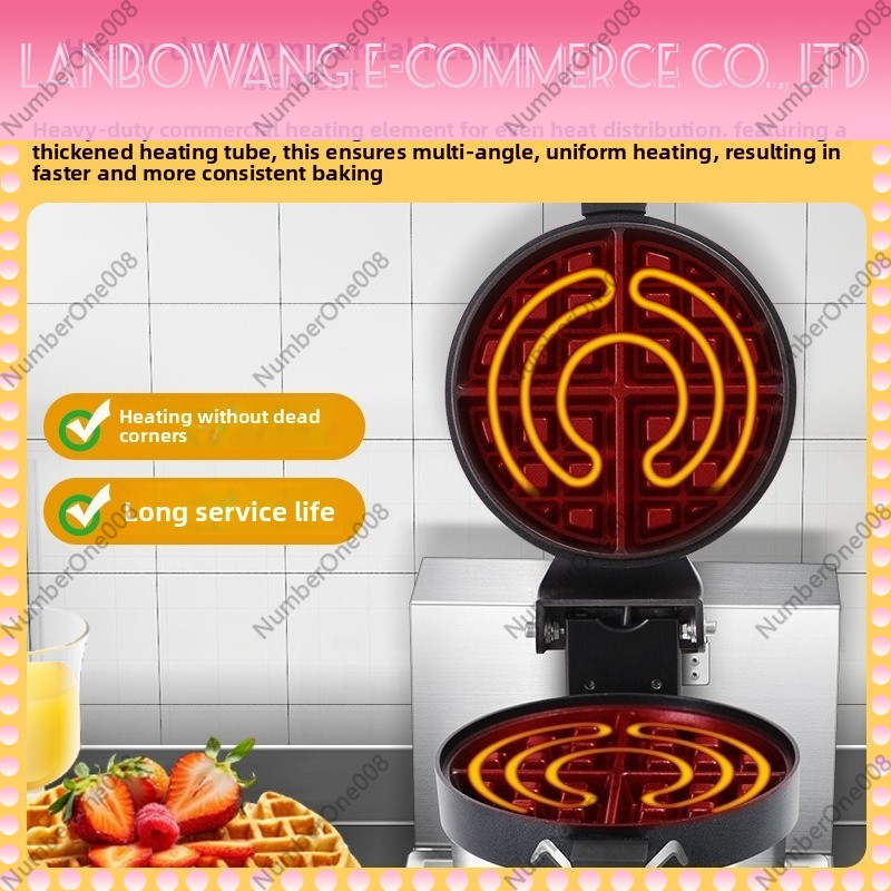 Rotierender Waffeleisen-Grill, – Crepe Maker Non Stick Bewertung und Preis